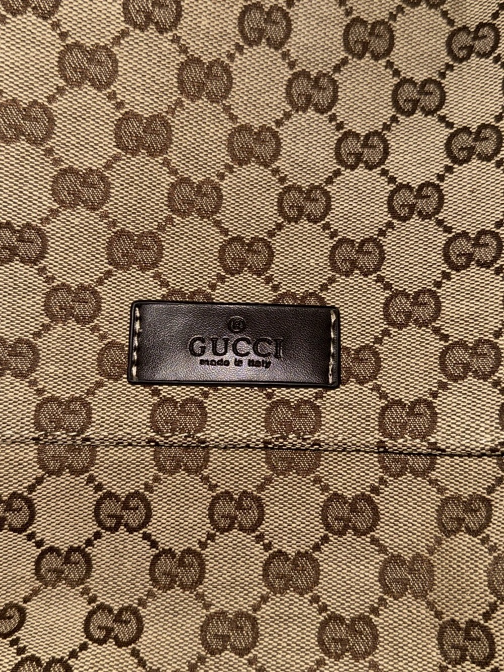 Gucci GG Canvas Diaper Bag